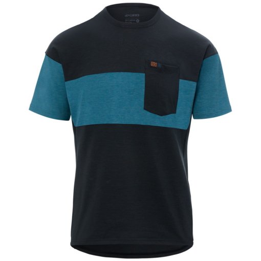 Foto de Giro Camiseta de Manga Corta Hombre - Ride - black/harbor blue