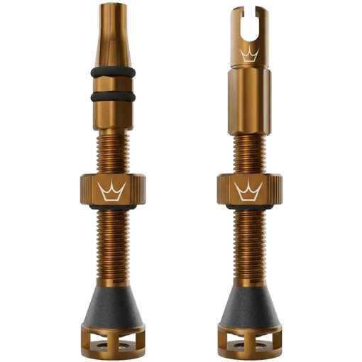 Produktbild von Peaty&#039;s Holeshot Fast Flow Tubeless Ventile - bourbon bronze