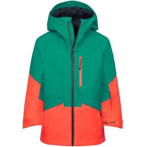 Bild von Trollkids Kongsberg Jacke Kinder - Chili Red/Dark Cyan