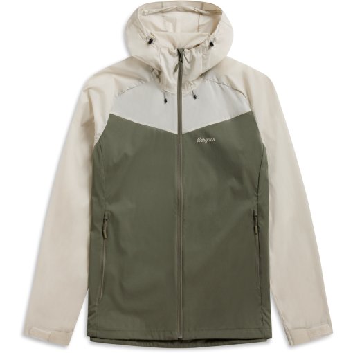 Produktbild von Bergans Microlight Jacke Herren - green mud/bone white