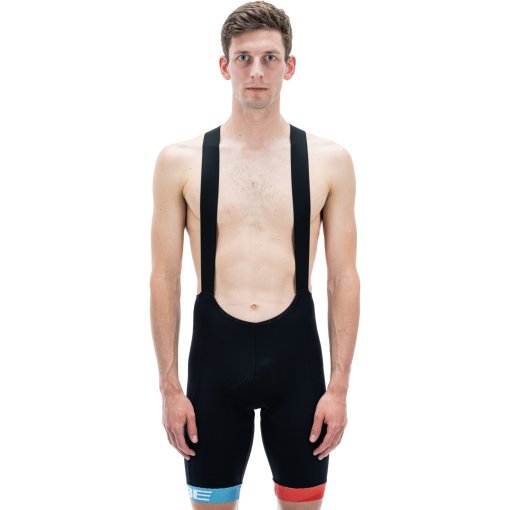 Immagine prodotto da CUBE Salopette Ciclismo Corta Uomo - ROAD/XC Teamline - black´n´blue´n´red