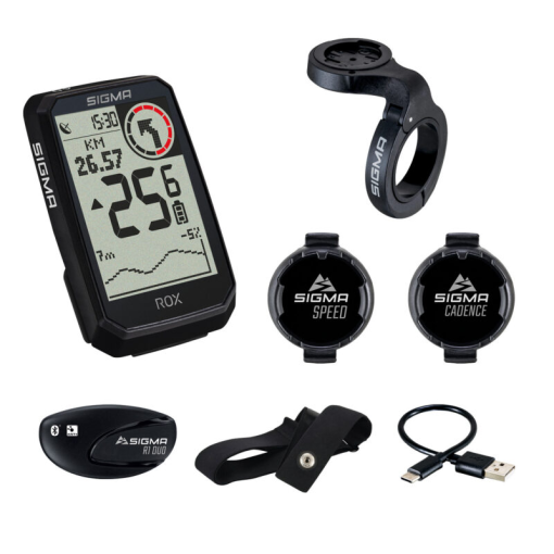 Produktbild von SIGMA ROX 4.0 Endurance GPS Fahrradcomputer - Sensor Set - schwarz