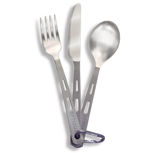 Foto de Optimus Titanium 3-Piece Cutlery Set