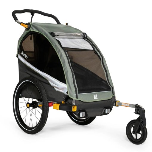 Immagine prodotto da Burley Rimorchio per Bicicletta - D&#039;Lite X Single per 1 Bambino - sage green/charcoal