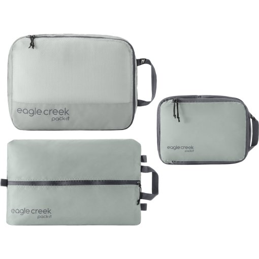 Productfoto van Eagle Creek Pack-It™ Essentials Set Verpakkingssysteem voor koffers - storm grey