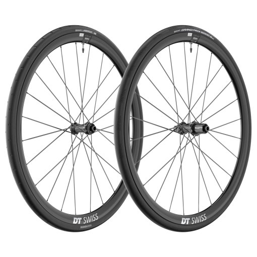 Immagine prodotto da DT Swiss | Continental Sistema a Ruota WTS - Set ER 1600 SPLINE 30 + Copertone Pieghevole Aero 111 / GP 5000 S - 28&quot; | 12x100/12x142mm