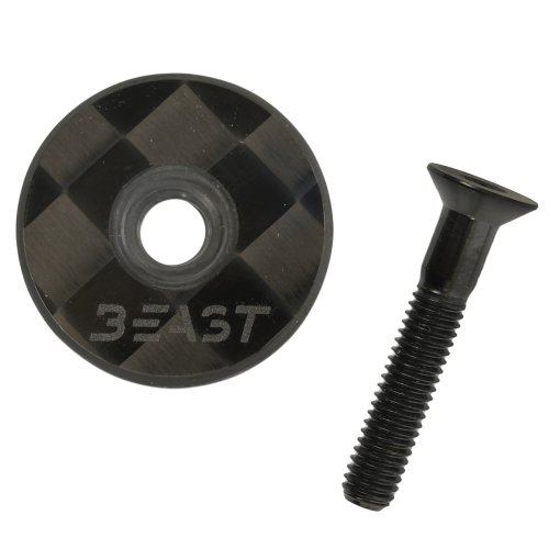 Produktbild von Beast Components Aheadkappe - Square schwarz