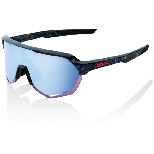 100% S3 Glasses - HiPER Mirror Lens - Black Holographic