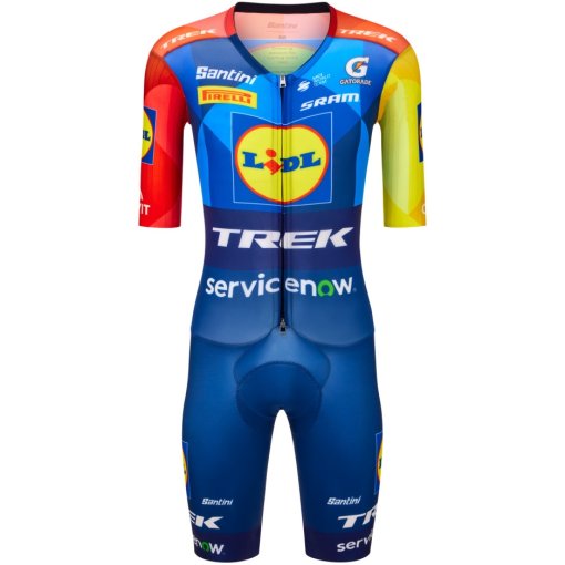 Productfoto van Santini Team Lidl-Trek 2026 Team Original Skinsuit Heren RE851YC326LT - marine MA