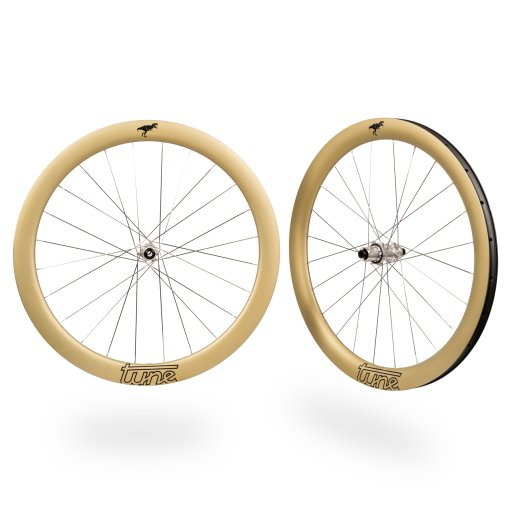 Immagine prodotto da Tune Set di Ruote - Tune x Tekkerz Limited Gold Edition - 28&quot; | Carbonio | Nano CL | Cuscinetto Standard | Clincher | Centerlock | 12x100/142mm - XD/XDR