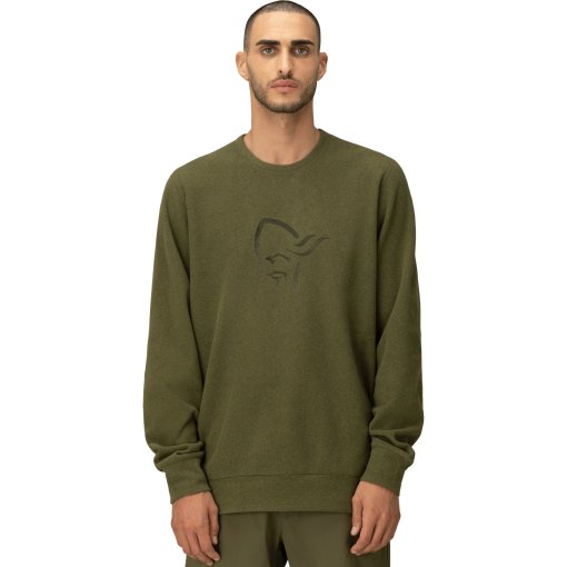 Foto de Norrona Sudadera Unisex - femund warm2 Crew Neck - Olive Night