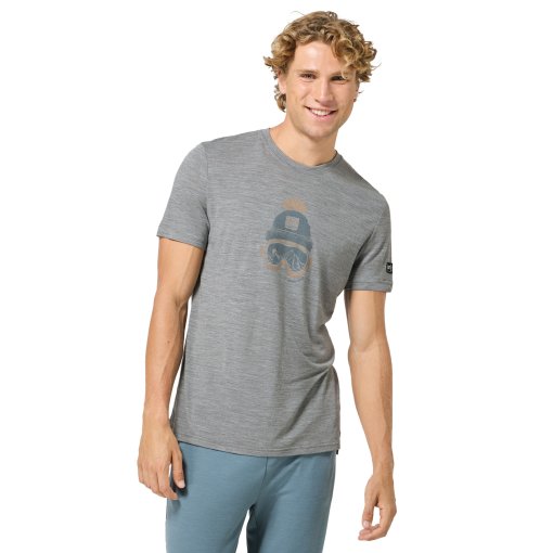 Slika izdelka SUPER.NATURAL Gogeanie Moški majice - Cashmere Grey Melange/Various