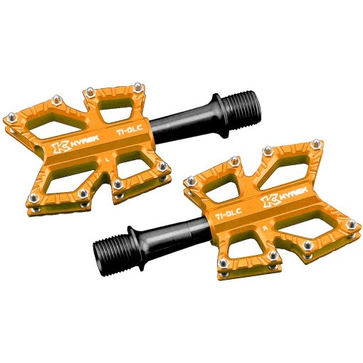 Immagine prodotto da KCNC Slim Road Kyrex Platform Pedal with Titanium Axle - gold