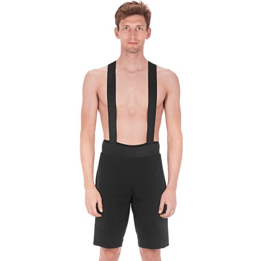 Photo produit de CUBE Short à Bretelles Homme - BLACKLINE - noir