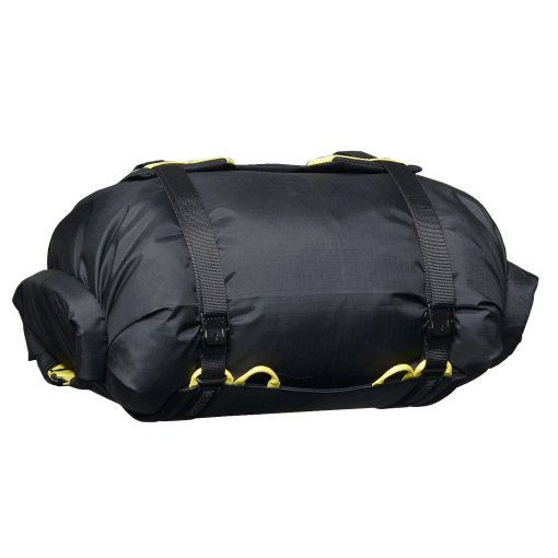 Produktbild von Wholegrain Cycles Carrie Lenkertaschensystem 18L - schwarz/gelb