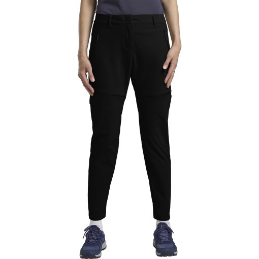 Foto de Jack Wolfskin Pantalones Desmontables Mujer - Hikeout Zip Away - regular - black