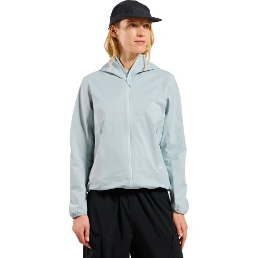 Picture of Odlo Essentials 2.5L Waterproof Hardshell Jacket Women - baby blue