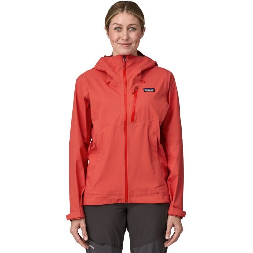 Photo produit de Patagonia Veste Imperméable Femme - Granite Crest - Pimento Red