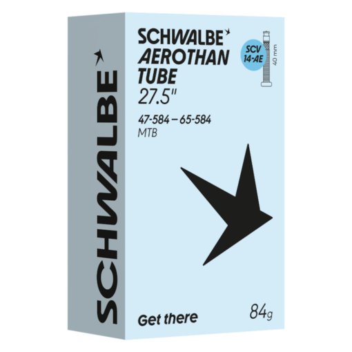 Productfoto van Schwalbe Aerothan Binnenband - Nr. 14-AE+ | 27.5&quot; | MTB - 47/65-584 | SCV 40mm (Clik Valve)