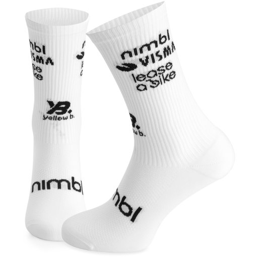 Photo produit de RAPidGEAR Team Visma | Lease a Bike Replica Chaussettes 2026 - white