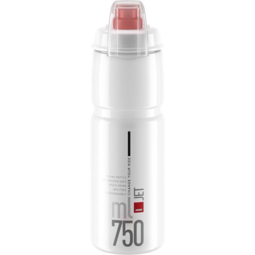 Produktbild von Elite Jet Plus Trinkflasche 750ml - transparent/rot