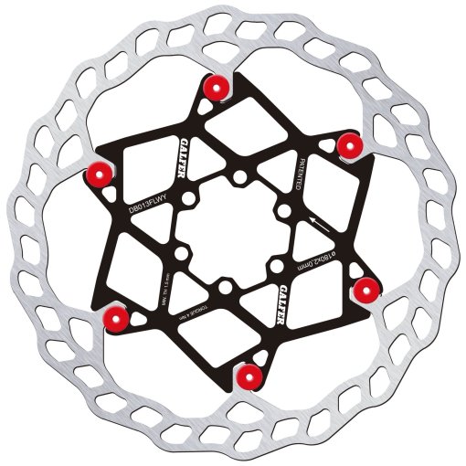 Foto de Galfer Disco de Freno - Wave V2 - MTB | Floating | 6 Agujeros - rojo