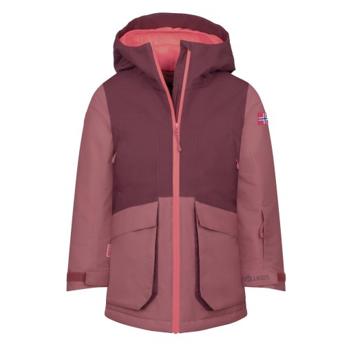 Image de Trollkids Veste de Ski Fille - Kongsberg - Frozen Berry/Deep Ruby