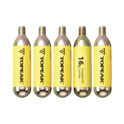 Foto de Topeak 16g CO2 Cartridge 5 Piece Set