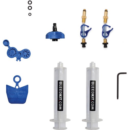Photo produit de BLEEDKIT.COM Kit de Purge pour tous les Freins Hydrauliques à Huile Minérale SRAM - Premium Mineral Edition