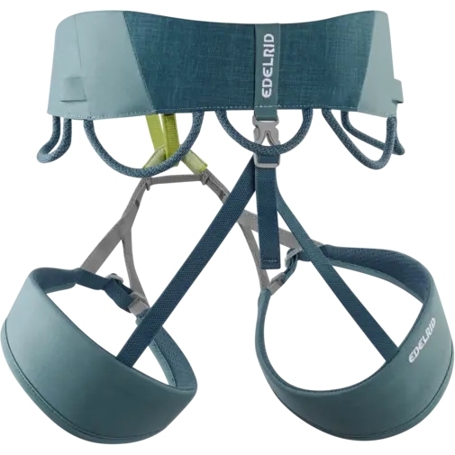 Edelrid Power 2500 Screw II - Mousqueton à Vis Ovale - Alu, 71g, Fermeture Keylock - Pour Rigging, Poulies, Cordes - Jaune/bleu