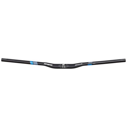 Photo produit de Spank Spike 800 VibroCore XGT MTB Handlebar - shotpeen black/blue