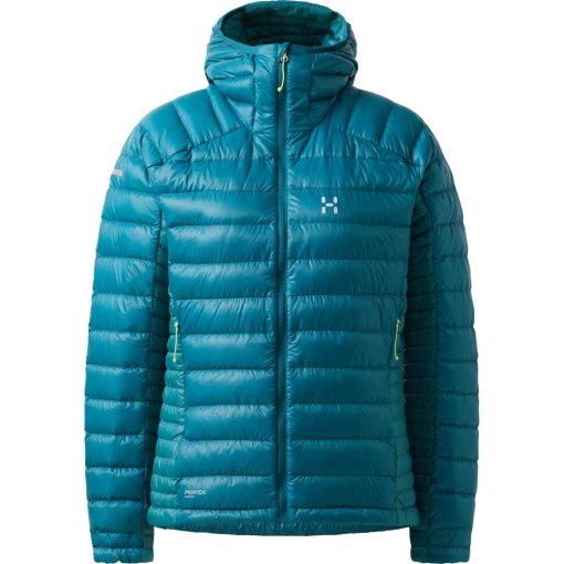 Foto de Haglöfs L.I.M Chaqueta plumífero II Hood Mujer - deep teal/mountain teal 5UL