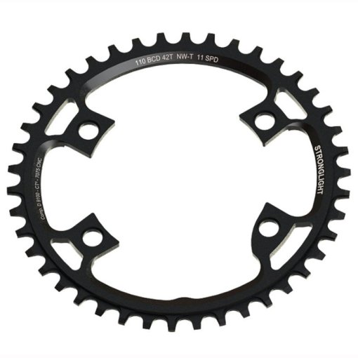 Foto de Stronglight Gravel Plato Narrow-Wide - 4-Brazo - 110mm - Dura Ace FC-R9100