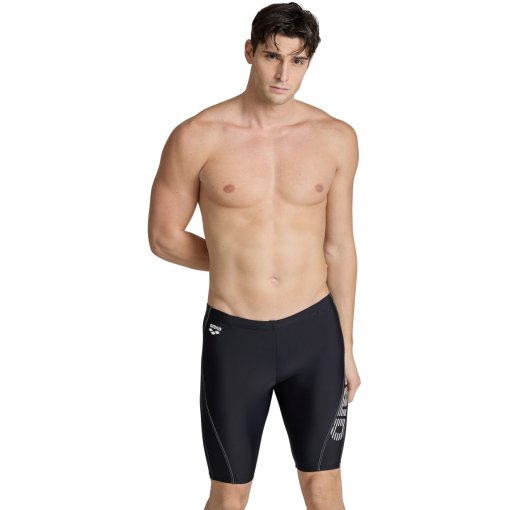 Foto de arena Feel Byor Evo R Swim Jammer Hombres - Negro/Negro/Blanco