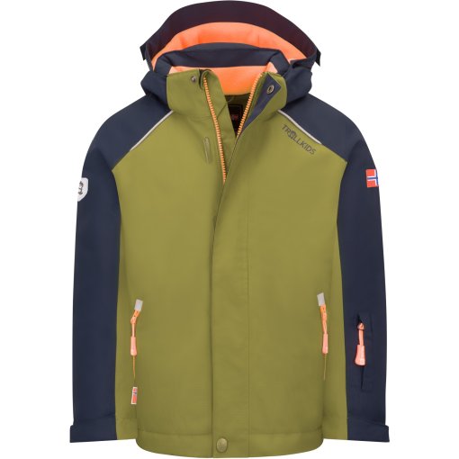 Image de Trollkids Veste de Neige Enfants - Holmenkollen PRO - Spruce Green/Navy