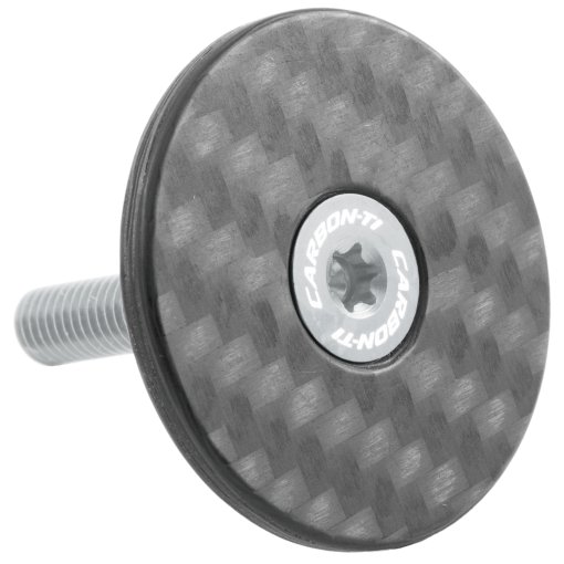 Foto de Carbon-Ti Tapa Dirección - X-Cap - Carbon | Mate | OS 1 1/4&quot; - plata