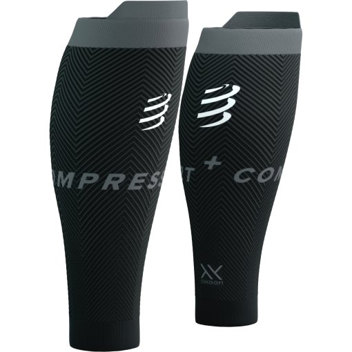 Foto de Compressport Pantorrilleras Compresión - R2 Oxygen - black/steel grey