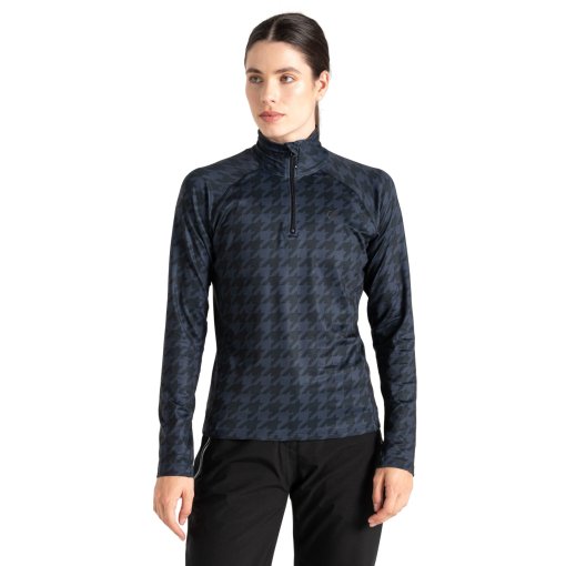 Foto de Dare 2b Divulge Core Stretch Mid Layer Women - 2NE Black Simple Dogtooth Print