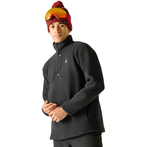 Produktbild von Dare 2b Twin Tip Snap Fleecepullover Herren - 800 Black