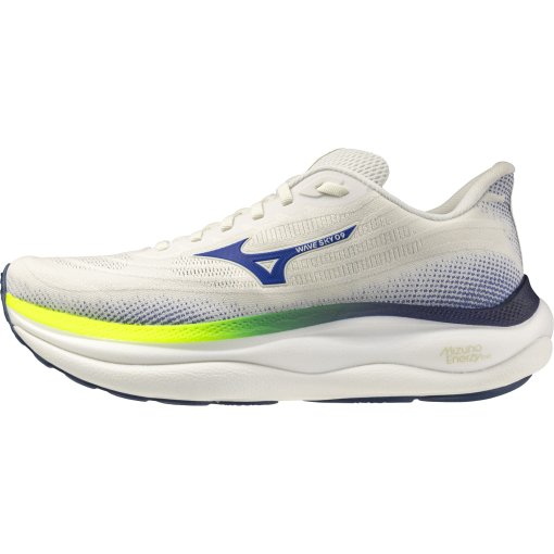 Foto de Mizuno Zapatillas Running Hombre - Wave Sky 9 - Snow White/Surf The Web/Lightning Yellow