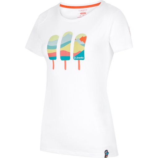Foto de La Sportiva Camiseta Mujer - Icy Mountains - Blanco
