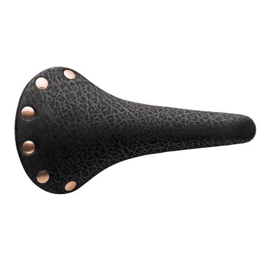 Selle San Marco Rolls Titanio Smooth Leather Saddle - black