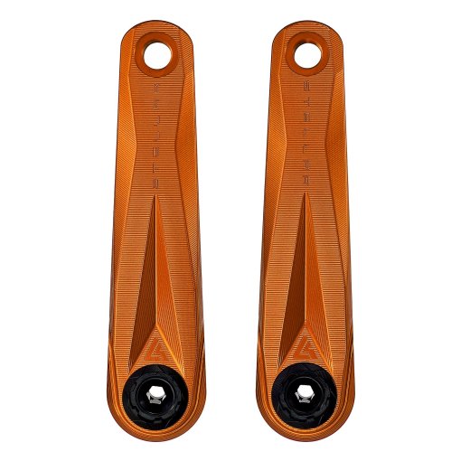 Photo produit de Alugear Kit de Bras de Manivelle - STELLAR AL - MTB | DUB | Direct Mount (SRAM 8-Bolt) - orange