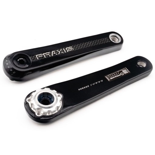 Productfoto van Praxis Works E-Crank Crankarmen - Carbon | EC-Type5 | &quot;22/11&quot; Spline | Road/Gravel | voor TQ (HPR40)