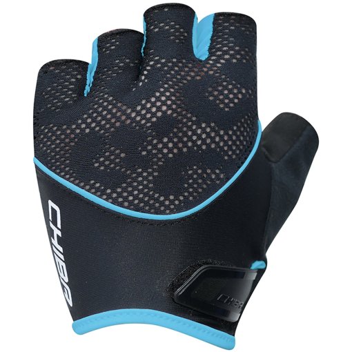Foto de Chiba Guantes Cortos Mujer - Gel - negro/turquesa