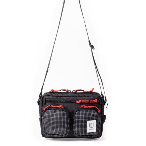 Picture of Topo Designs Block Shoulder Bag - 3.5L - Black/Grid