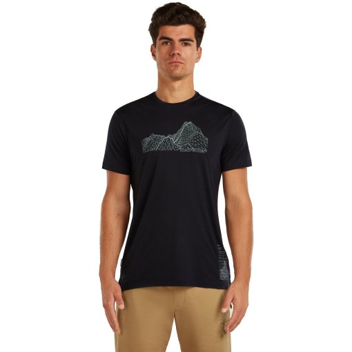 Picture of Icebreaker Merino 125 Cool-Lite™ Sphere Short Sleeve Tee Beta Men - Black