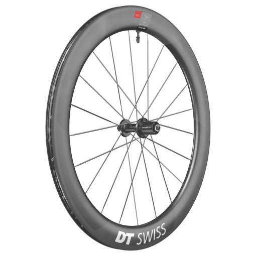 【美品】DT SWISS ARC 1400 DICUT 62mm シマノフリー DT Swiss ARC 1400 DICUT 62mm Carbon Tubeless Disc 700c Front