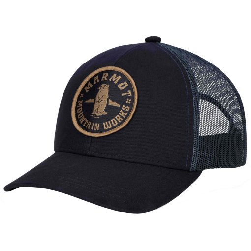 Image of Marmot Retro Trucker Hat - nightfall navy