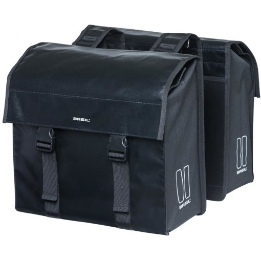 Produktbild von Basil Urban Load Double Gepäckträgertasche (Paar) - 2x26.5L - schwarz